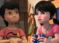 熊出没：赵琳和光头强的新版造型变化，光头强逆袭！