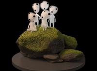 很多人都不知道宫崎骏动画《幽灵公主》中在树间隐现的精灵叫什么