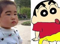 动漫角色与真人撞脸？冲破二次元后的造型，蜡笔小新太可爱了