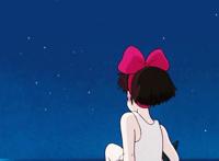 动漫《魔女宅急便》壁纸——心情好极了，连空气都有一点蓝蓝的了