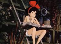 动漫《魔女宅急便》壁纸——心情好极了，连空气都有一点蓝蓝的了