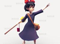 经典动画里的快递小姐姐，第一个魔女宅急便