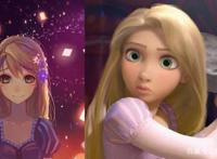 “日漫”风打开迪士尼公主，冰雪女王依旧高冷，最可爱还是睡美人