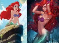 “日漫”风打开迪士尼公主，冰雪女王依旧高冷，最可爱还是睡美人