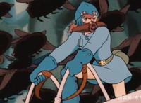 经典动画《风之谷》，宫崎骏成名作品，女孩一己之力对抗万千毒虫