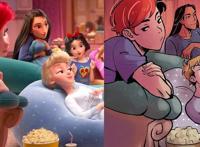 《无敌破坏王2》迪士尼公主们性转后的样子，竟然比王子还帅！