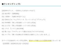 日媒评选：冬季新番一见钟情的女性角色排行，琴子荣登第一