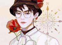 易烊千玺饭绘动漫图，玫瑰花小王子驾到