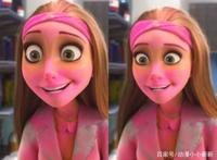 当迪士尼公主的3D大眼，改成正常人比例，爱莎公主“变丑”了？