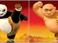 当五大动漫在外国画师手中拟人化，功夫熊猫成光头，闪电犹如本尊