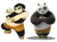 动漫：当童年偶像被拟人后，功夫熊猫变肥宅，蓝兔颜值美若天仙