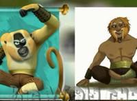 当功夫熊猫变成人，反派最帅，阿宝变成光头！