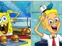 当动漫角色集体拟人，海绵宝宝依旧很可爱，但功夫熊猫却秃了？