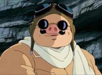 动漫红猪，飞行员是一只猪，过往丰富迷倒两个女人