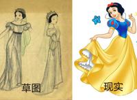 迪士尼公主草图成为现实，白雪公主穿婚纱，灰姑娘草图像洋娃娃