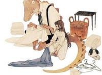 动漫：画师笔下的小姐姐和鳄鱼先生，二次元中的美女与野兽