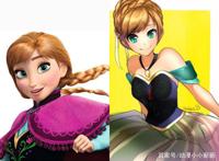 当6位迪士尼公主，“美貌”转为国漫风，花木兰的小挑眉太美了