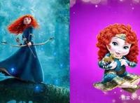 迪士尼公主婴儿照，贝儿公主萌萌哒，仙蒂公主粉嫩可爱