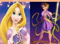 当迪士尼公主成为光剑士，乐佩公主很帅气，白雪公主成地狱之王