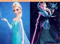 当迪士尼公主成为光剑士，乐佩公主很帅气，白雪公主成地狱之王