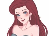 迪士尼公主烟熏妆，茉莉公主性感美丽，贝儿公主楚楚动人