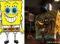 《海绵宝宝》全员被“丧尸化”，看到派大星这笑容，网友：毁童年