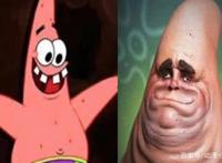 《海绵宝宝》全员被“丧尸化”，看到派大星这笑容，网友：毁童年