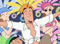 在动漫蜡笔小新中，属于野原广志的穷浪漫