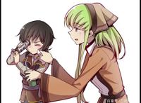 《叛逆的鲁路修》C.C.复活幼年鲁路修，看不老魔女是如何带娃的