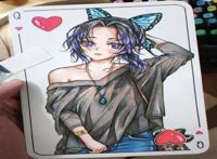 当动漫角色进入扑克牌，《火影忍者》帅气，炭治郎兄妹惊艳