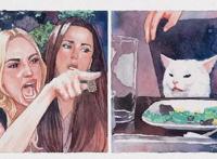 本以为只是一张魔性表情包，结果衍生出这么多动漫版本