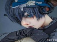 还原度感人的《黑执事》夏尔cos，啵酱什么的，最可爱了