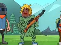 看《香肠派对》四个香肠人组团爆笑吃鸡