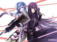 动漫中五个枪神角色，都是吃鸡高手，有四个是妹子！