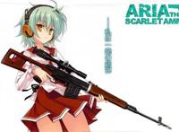 动漫中五个枪神角色，都是吃鸡高手，有四个是妹子！