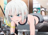 满满肉感？《拳愿阿修罗》联动健身少女，美女与硬汉的互动