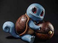 将动画角色3D化，小火龙手拿豪华球，痞老板与海绵宝宝像极了婴儿