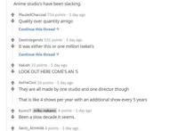 欧美宅推出2010年代神作动画列表，日本阿宅有话要说