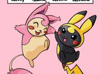 当神奇宝贝学会了融合进化，太阳伊布和喷火龙融合后太可爱了！