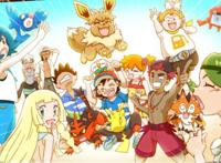 精灵宝可梦日月：小智成功了！六季第一个冠军，日月系列终于圆梦