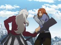 妖精的尾巴316集：妖尾最强战力被削弱，对战魔法王，一直挨打！