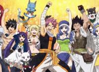 《妖精的尾巴最终季》：纳兹对格雷说：“看，我抓到一万落单的”