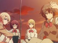 七月新番《你遭难了吗？》4个女高中生流落荒岛，只有1人肯吃虫子