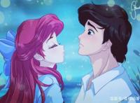 当迪士尼公主换画风，王子公主都变日漫风，茉莉和白雪都很会撩