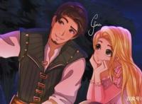 当迪士尼公主换画风，王子公主都变日漫风，茉莉和白雪都很会撩