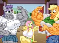 当《彩虹小马》化身肌肉芭比，网友宇宙公主有型又有料是我的菜！