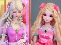 当叶罗丽仙子变芭比娃娃，灵公主垫底，冰公主第三，第一神还原