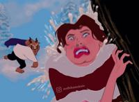 “性转”后的迪士尼公主，“丑”得难分伯仲，灰姑娘都变成肌肉男