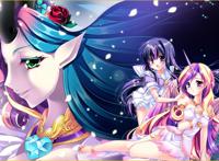 小马宝莉同人漫画流出，你能认出几个人？紫悦像是闭月羞花的仙子