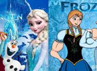 当迪士尼公主变成金刚芭比画风，茉莉轻松举起大树，白雪公主毁了